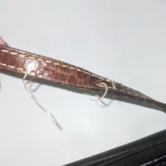 Vintage Brighton "Hudson" Crossbody Organizer Bag - Black - Picture 12 of 13